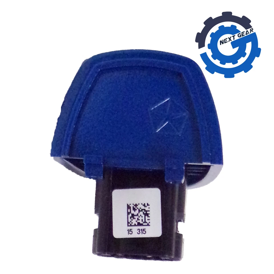 Tapa de extremo de manija de puerta azul Mopar OEM derecha izquierda 2014-2023 Jeep Cherokee 1SZ22MBJAE Foto 4 de 4