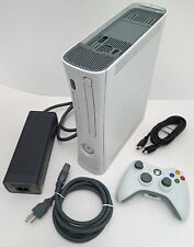 Microsoft Xbox 360 Slim - 4GB - White - Gaming Console - Very Good