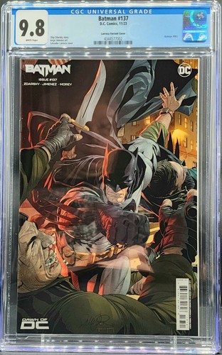 BATMAN #137d CGC 9.8 NM/M Salvador Larroca VARIANT Card Stock Cover Vol. 3, 2016 - Picture 1 of 2