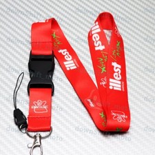Car Neck Strap Lanyard Keyring Key Chain Cellphone For Jdm Illest Racing Red Car Neck Strap Lanyard Keyring Key Chain Cellphone For Jdm Illest Racing Red