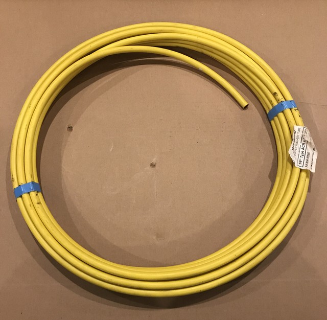 Gas Guard 3/8" OD x 50' Copper Polyethylene Coated Plastic LP Propane