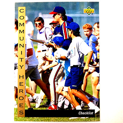 Jim Abbott 1993 Upper Deck Community Heroes Card #30 California Angels