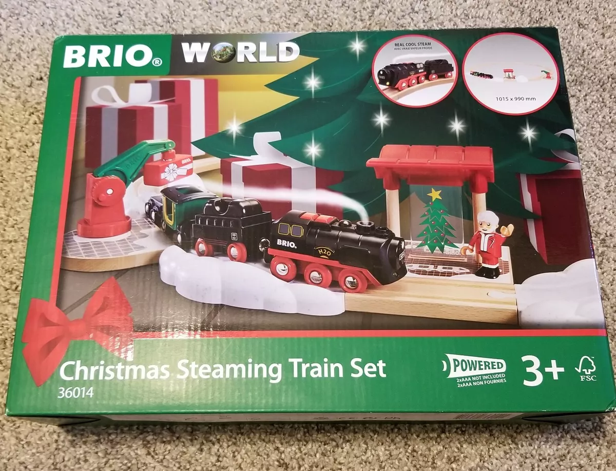 Brio Christmas Steaming Train Set New Never Unboxed eBay
