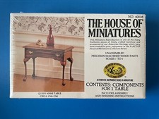 The House of Miniatures Kit #40038 Queen Anne Table NEW Dollhouse