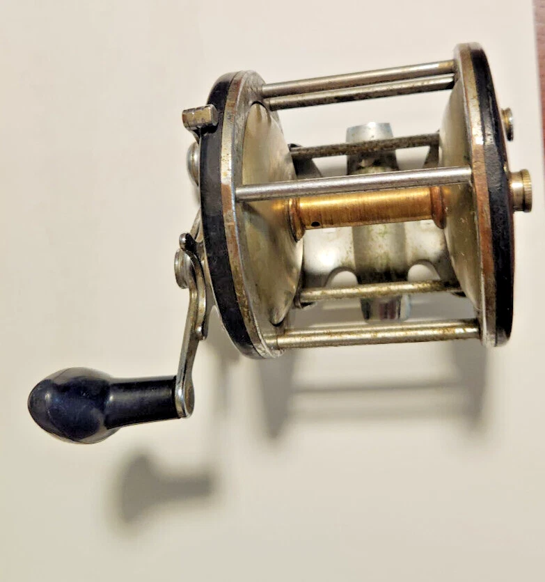 Vintage J.A. Coxe Do/All Model 65C Fishing Reel, made in USA and working