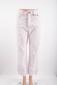 Zara Womens Jeans High Rise Cropped US 4 EU 36 Pale Pink Straight 0774/134  NWT | eBay