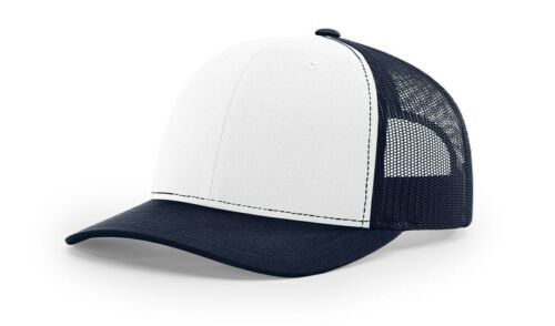 Richardson 112 Truckermütze Snapback Blank Hat Meshback Mütze Trucker Cap - OSFM - Bild 108 von 114