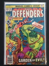 The Defenders #36 Marvel 1976 FN- Comics Book