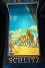Sweet Vintage 1967 Schlitz Beer Horse Racing Jockey Light Up Sign Milwaukee Wi.