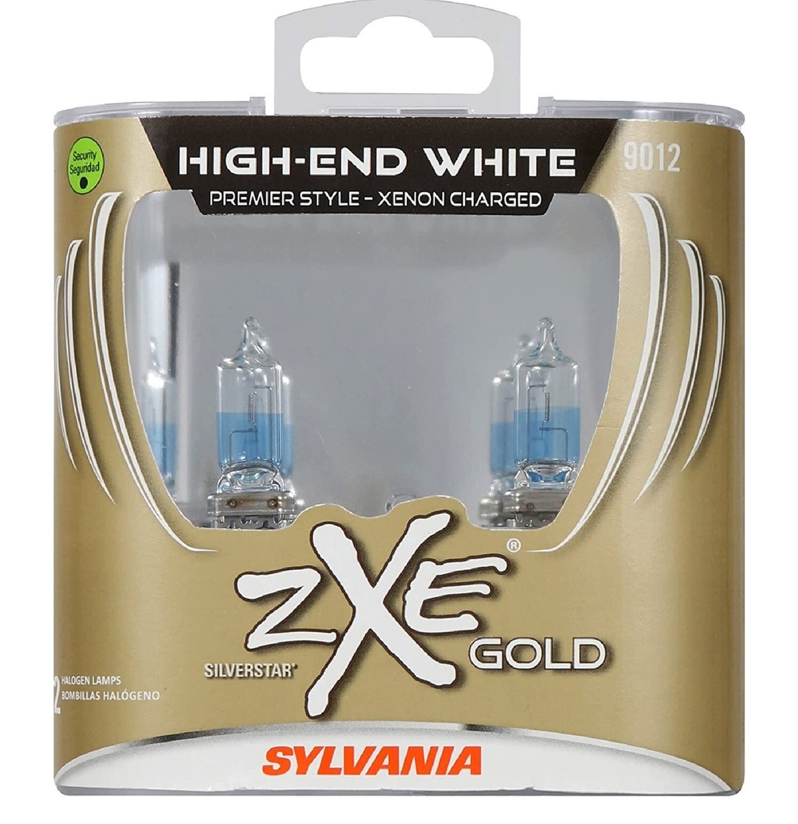 Sylvania Silverstar ZXE Gold 9012 HIR2 55W Two Bulbs Sylvania Silverstar ZXE Gold 9012 HIR2 55W Two Bulbs