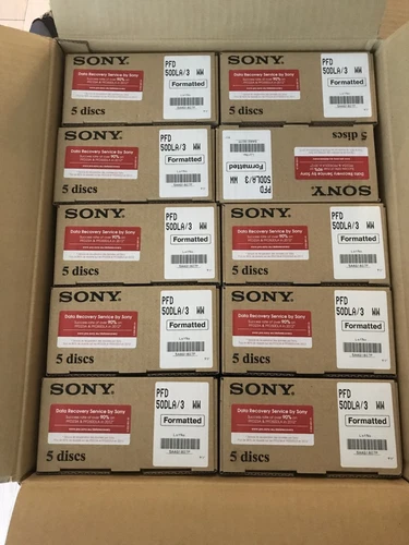 Sony PFD50DLA XDCAM 50GB Professional Dual Layer Discs (50 PK) - Brand New