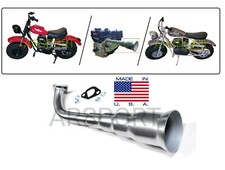 4 Stage Exhaust Header for Massimo MB200, BT200X, CT200U, BT200U-EX, 212cc engin