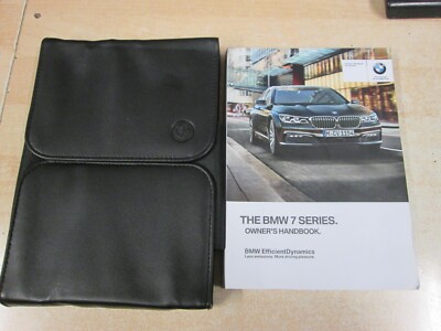 BMW 7 SERIES OWNERS PACK / HANDBOOK / MANUAL WITH WALLET 2015~2018 ...