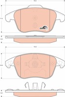 BremsbelÄGe Citroen P. C4 Picasso 07-09