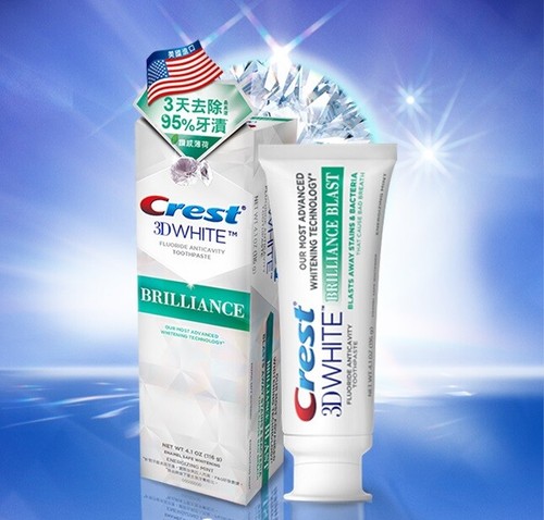 Crest 3D White Brilliance Blast Whitening Toothpaste Energizing Mint 116g x 2 - Picture 5 of 5