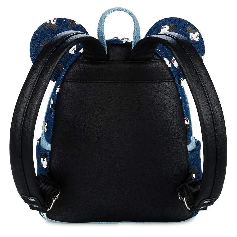 2022 New🔥 Disney Parks Mickey Mouse Denim Loungefly Mini