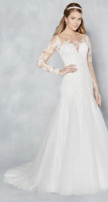 Neues wunderschönes Brautkleid ~ VIVA BRIDE/ MACKENSIE von Wed2be Größe 10 elfenbein 