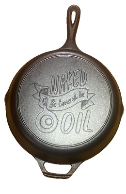 Lodge Naked Covered in Oil Cast iron Skillet