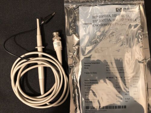 HP Agilent Oscilloscope Probe 1:1 10070A 20MHz with accessory kit new - Afbeelding 1 van 1