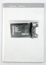Polaroid - 545 Pro Film Holder - Genuine Original User Instructions