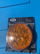 TRUX-TLED-4100A 4" Amber Turn & Marker Light Round(19 diodes)