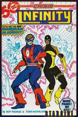 INFINITY, INC #21 (1985) 1ST HOURMAN + DR. MIDNIGHT TODD MCFARLANE DC 9.2 NM-