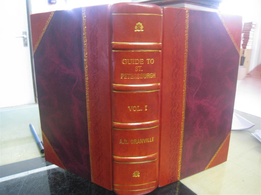 St Petersburg Travel Guide Leather Bound Journal of Explorations