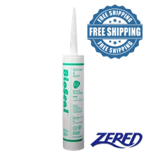 BioSeal Clear Silicone Caulk Sealant -No Odor & Mold / Waterproof Kitchen & Bath