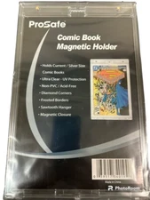 Pro Safe Current Size Comic Book Magnetic Holder - UV Protected - Wall Hanging