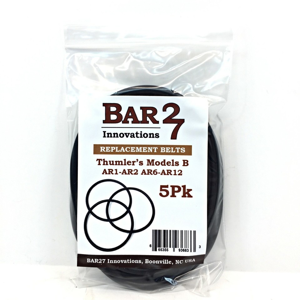 Thumlers Tumbler Replacement Belts - 3 Pack For Model B & A Rock Tumblers (#401 Belt) - View #7