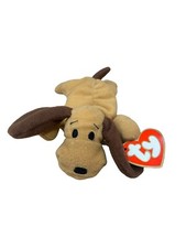 1993 Ty Teenie Beanie Baby Bones The Dog PVC " bent tag "