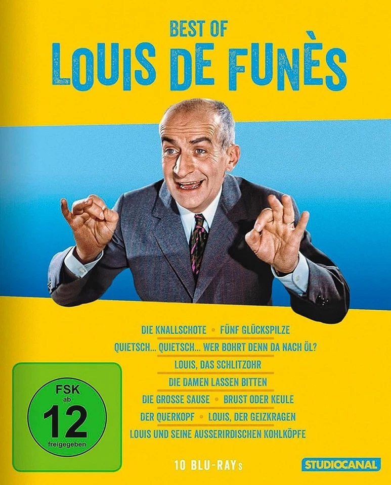 Best of Louis de Funes - 10 Filme # 10-BLU-RAY-NEU - Bild 1 von 1