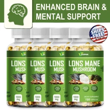 Mushroom Complex 120ct with Lions Mane, Reishi, Shiitake, Chaga and more