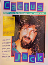 1994 Pro Wrestler Cactus Jack illustrated