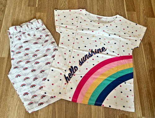 Cath Kidston "Little Rainbows" Pyjama Set XS - Picture 2 of 4