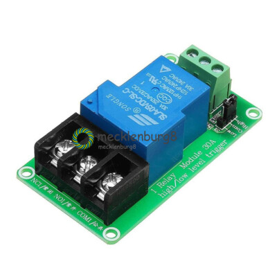 30A DC 5V/12V High Power Optocoupler Isolation Relay Module High/Low Trigger