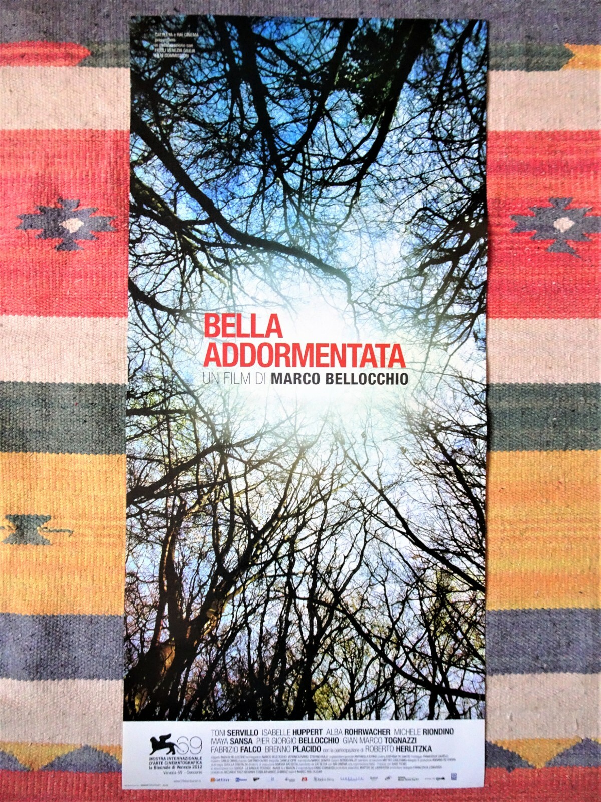 Locandina originale film Bella addormentata (2012) - Regia di Marco Bellocchio