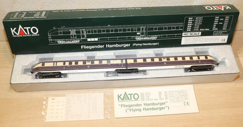 Kato 30701 vagón de motor rápido SVT 877 DRG- DC hamburguesa voladora embalaje original, H0 | Zustand: Gebraucht