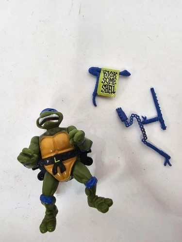 1991 Leonardo Talkin' Leo Teenage Mutant Ninja Turtles TMNT Playmate Vintage