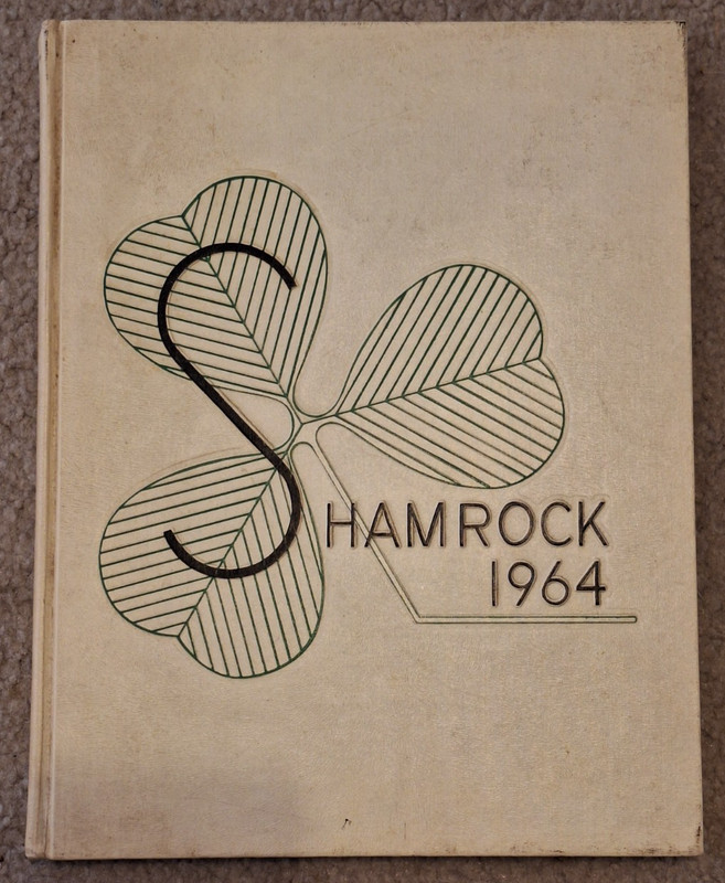 1964 DUBLIN OHIO HIGH SCHOOL YEARBOOK - THE SHAMROCK!!