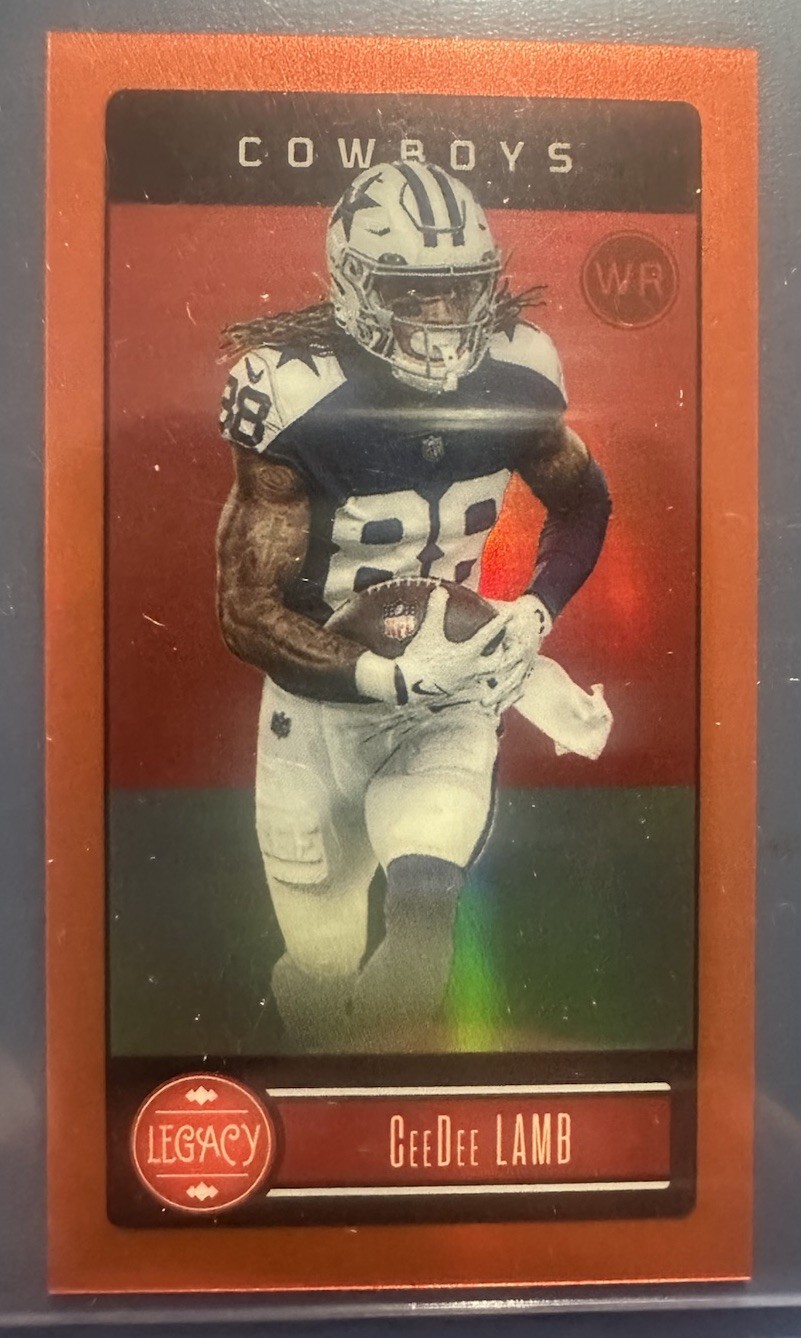 2023 Panini Legacy CeeDee Lamb #26 Premium Edition Mini Orange /125 Cowboys