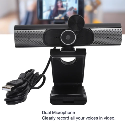 USB-Kamera-Webcam 1080P Mit Dual-Mikrofonabdeckung High Definition Für Den KUI