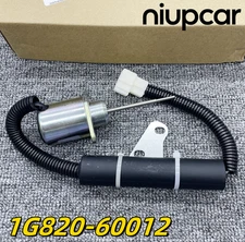 Fuel Shut Off Solenoid Valve 1G820-60012 12V Fits For Bobcat 2300 2200S D722