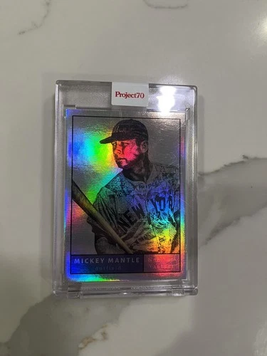 Topps Project 70 Mickey Mantle Lauren Taylor Rainbow Foil Roger Maris HR # 61/70