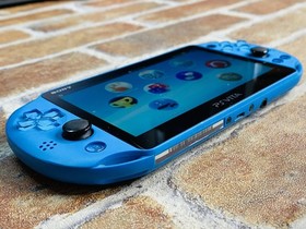 PS Vita PCH-2000 ZA23 Aqua Blue SONY PlayStation Japan 16GB Charger Ex DDP
