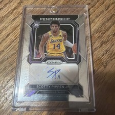 2022-23 Panini Prizm Penmanship Scottie Pippen Jr Rookie Auto RC LA Lakers RC🔥