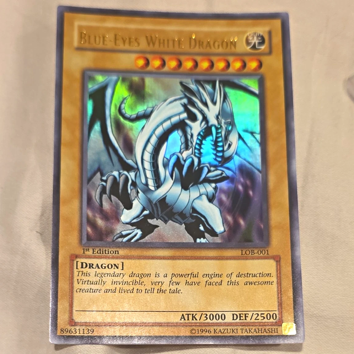 Blue Eyes White Dragon Lob 1st Edition for sale - eBay