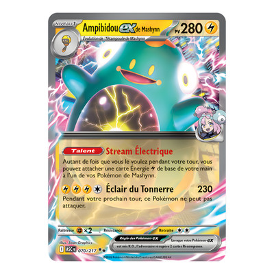 Ampibidou EX Mashynn 070/217   Pokemon Card ME2.5 Transcendent Heroes ME02.5