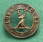 WW1 The Lovat Scouts (Yeomanry) ~ 100% Genuine British Army Military Cap Badge.