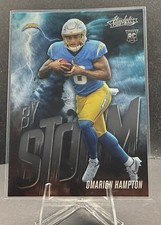 Omarion Hampton by Storm Rookie 2025 Panini Absolute Football Card